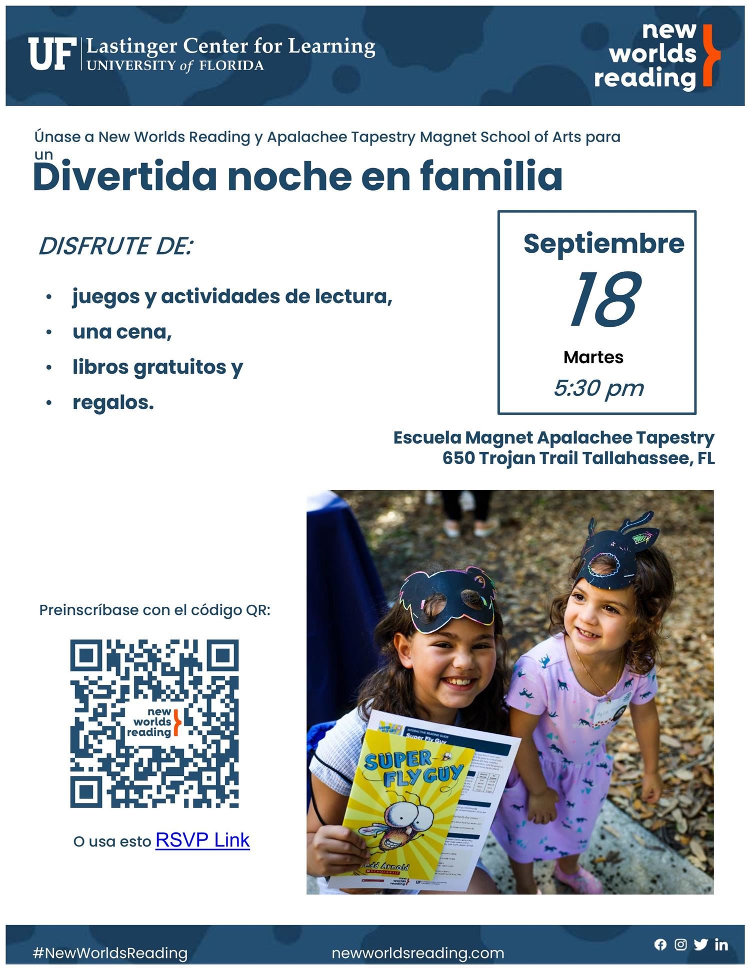 Family Reading Night SPANISH